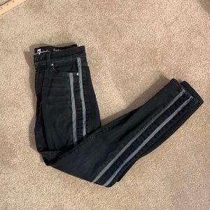 S 28 7 for all mankind black jeans